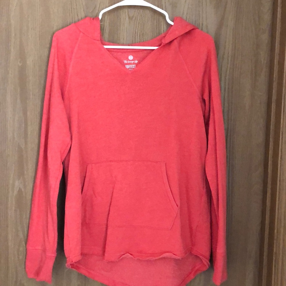 Red Hoodie Fleece